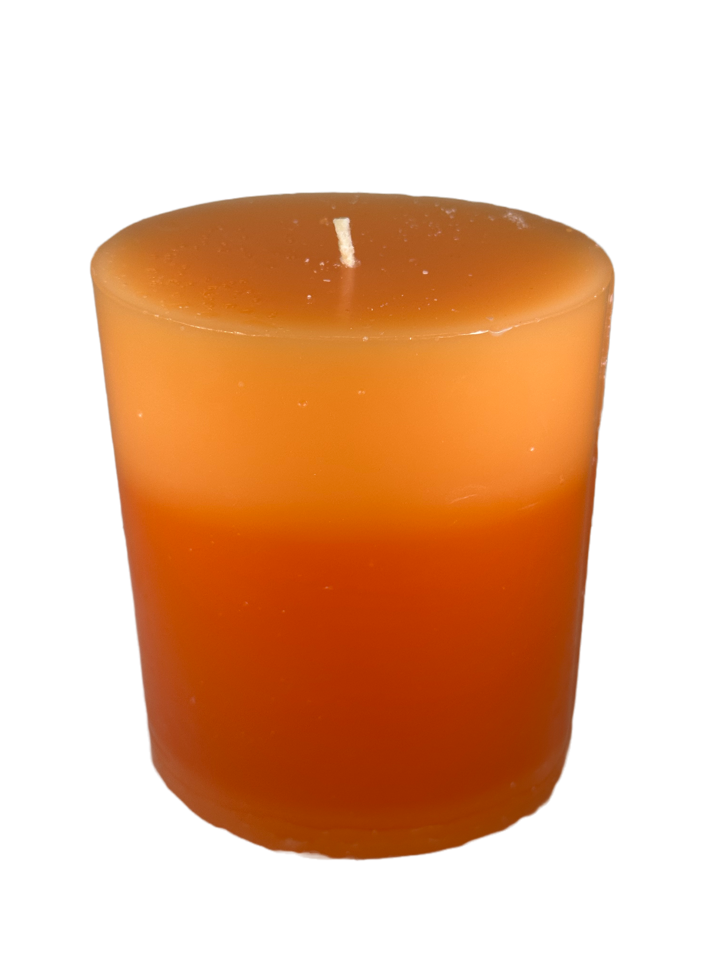 Round - Medium, Saffron Cedarwood Scent, Orange 2 Tone