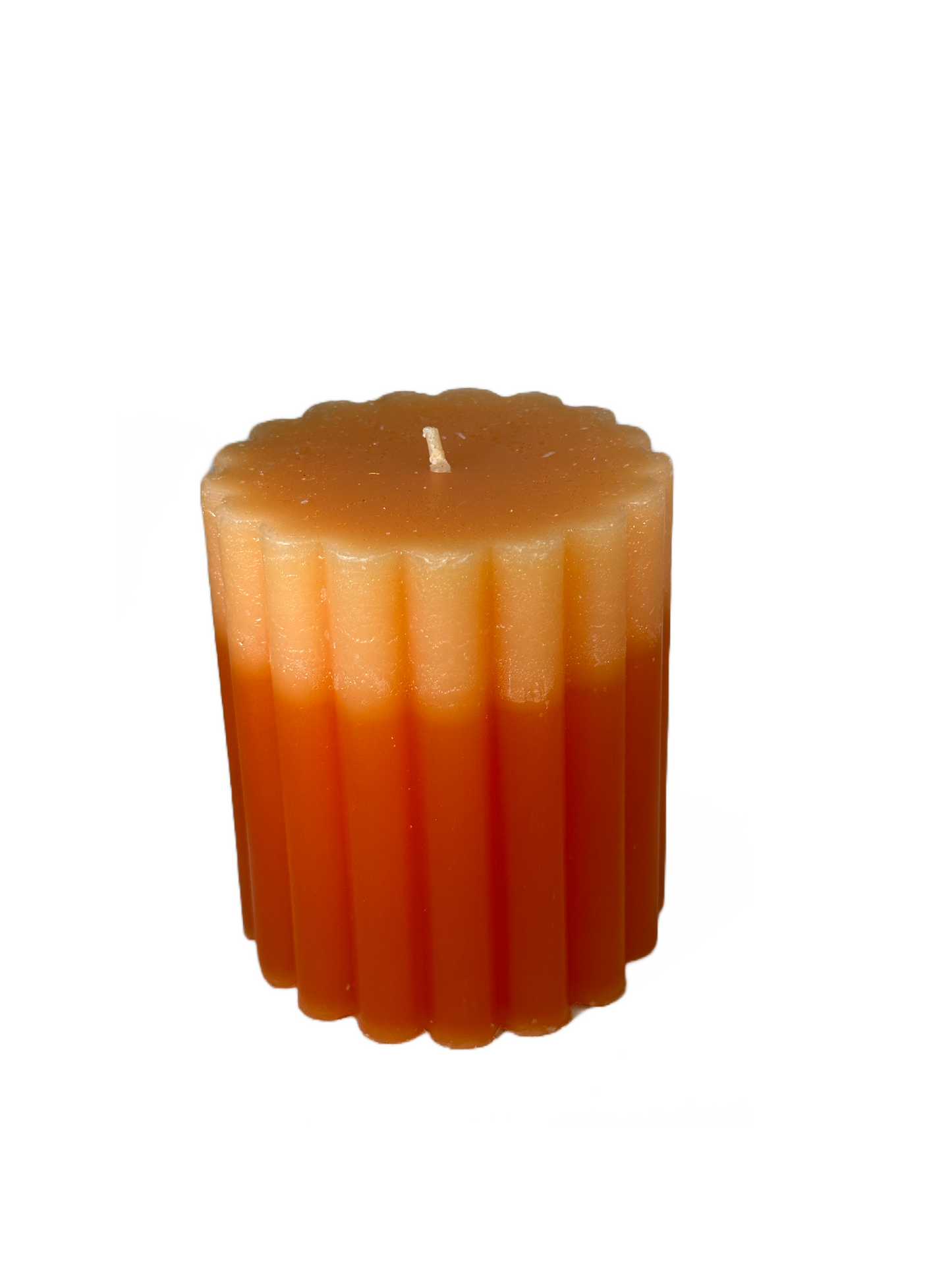 Scallop - Saffron Cedarwood Scent, Orange 2 Tone