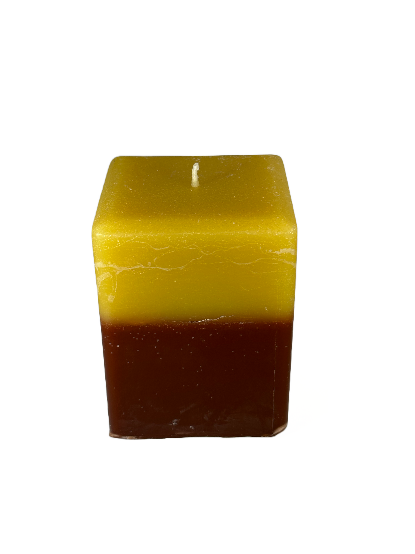 Square - Large, Saffron Cedarwood, Gold/Brown