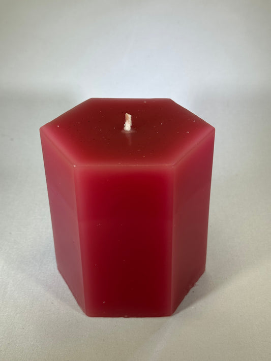 Hexagon - Fireside Scent, Red