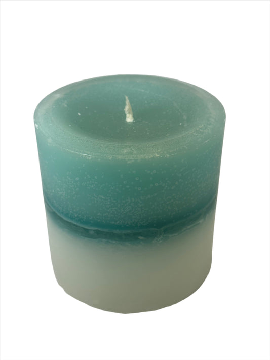 Round - Medium, Sea Minerals Scent, Teal/White