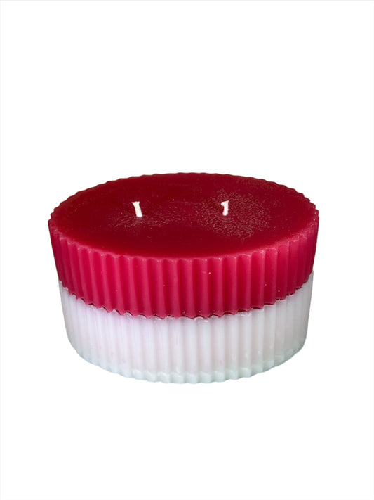 Fluted Oval Wide - 2 Wick