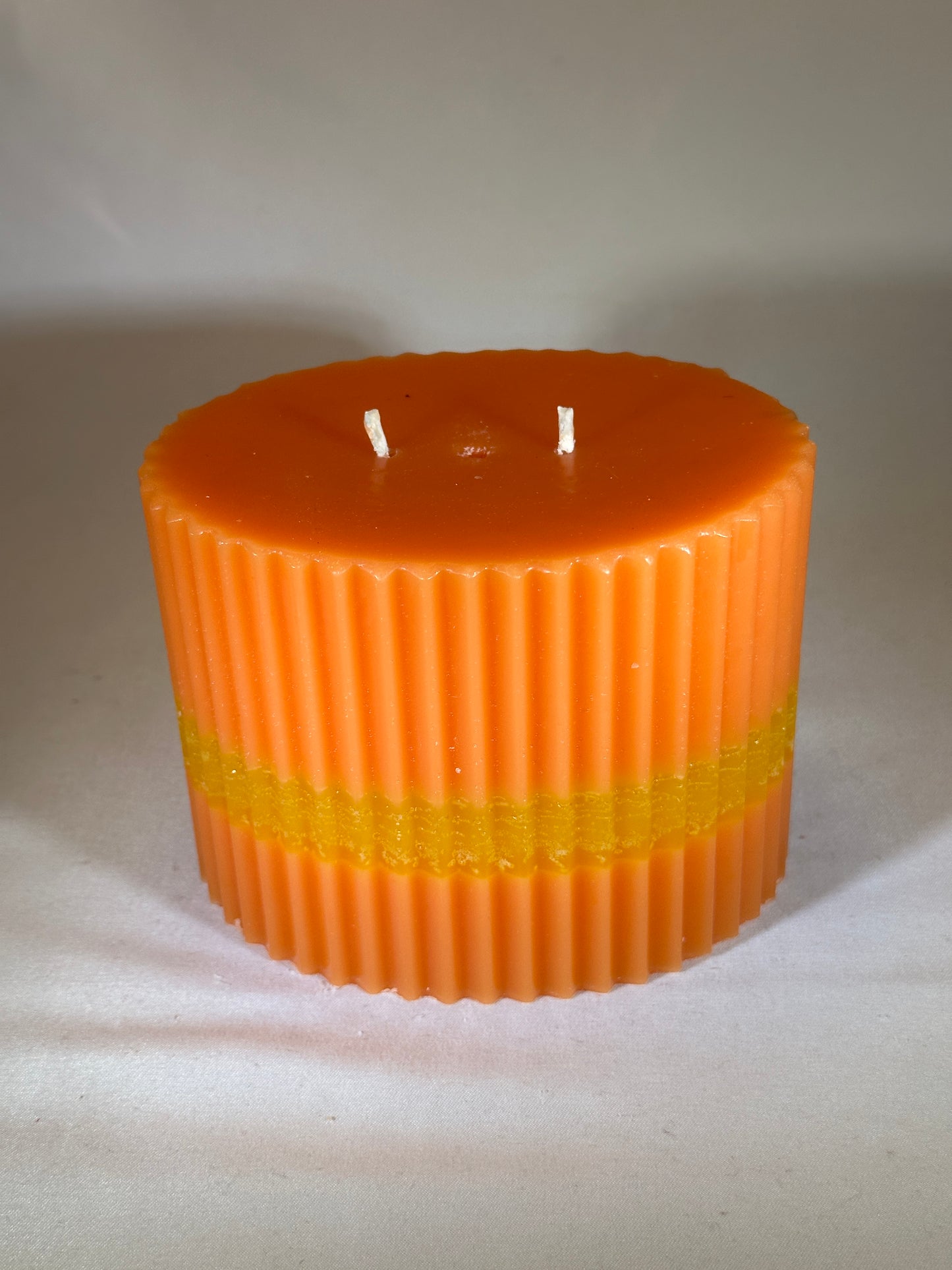 Fluted Oval Tall - 2 Wick