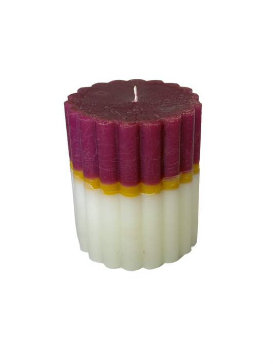 Scallop - Autumn Glow Scent, Maroon/Gold/White