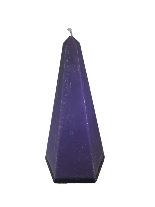 Pentagon Pyramid - White Tea Scent, Navy Blue