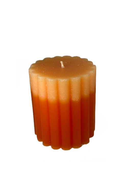 Scallop - Saffron Cedarwood Scent, Orange 2 Tone