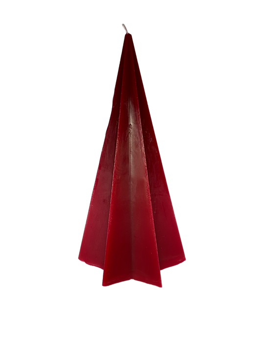 Star Pyramid - Frosted Juniper, Red