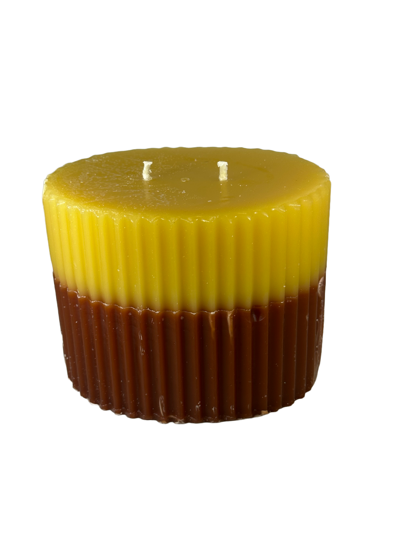 Fluted Oval Tall - 2 Wick