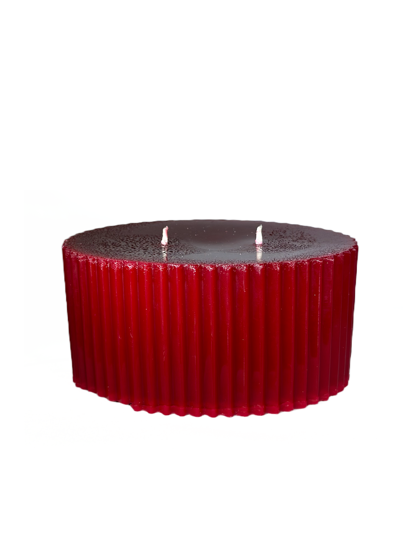 Fluted Oval Tall - 2 Wick